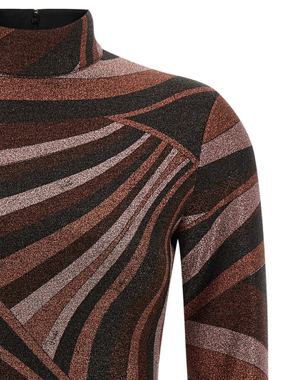 Cardigan in poliammide bordeaux Emilio Pucci