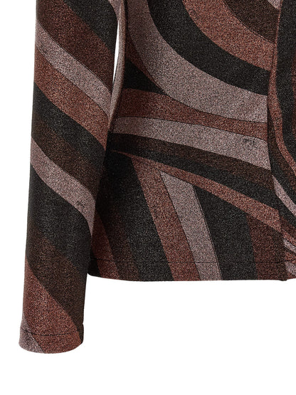 Cardigan in poliammide bordeaux Emilio Pucci