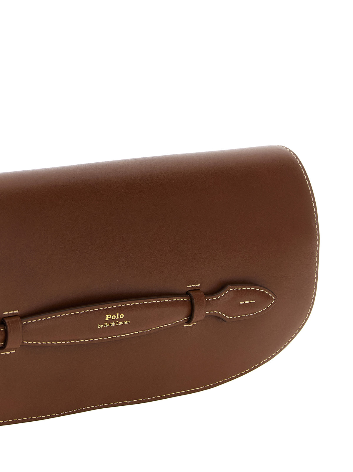 Polo Ralph Lauren Brown Cowhide Clutch