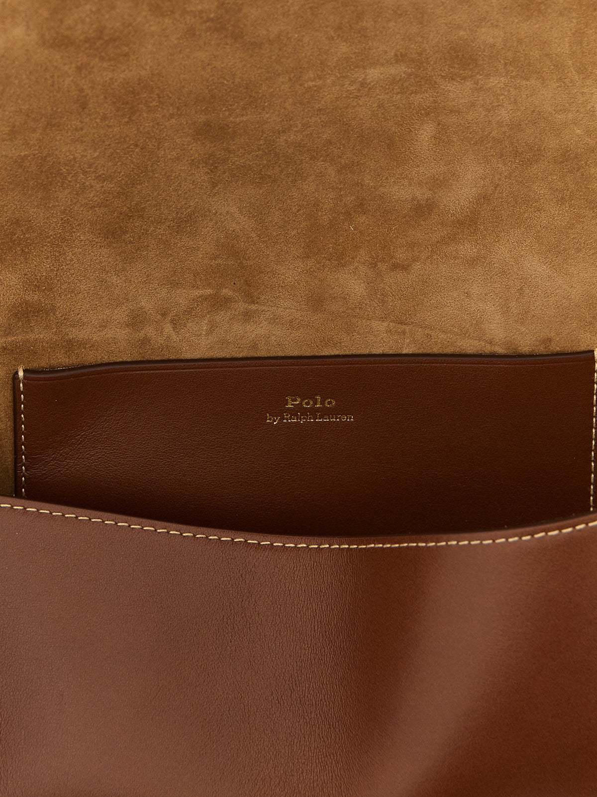 Polo Ralph Lauren Brown Cowhide Clutch