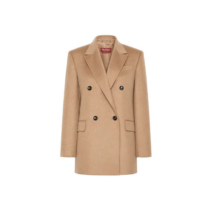 Max Mara Brauner Blazer aus reiner Schurwolle