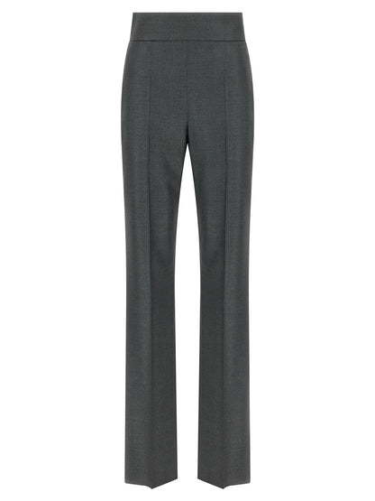 Pantaloni Valentino Garavani grigi in pura lana vergine