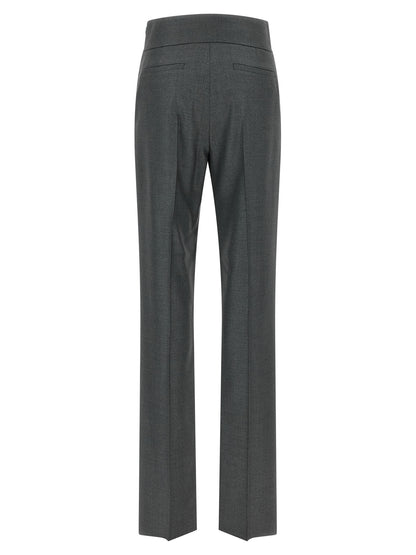 Pantaloni Valentino Garavani grigi in pura lana vergine