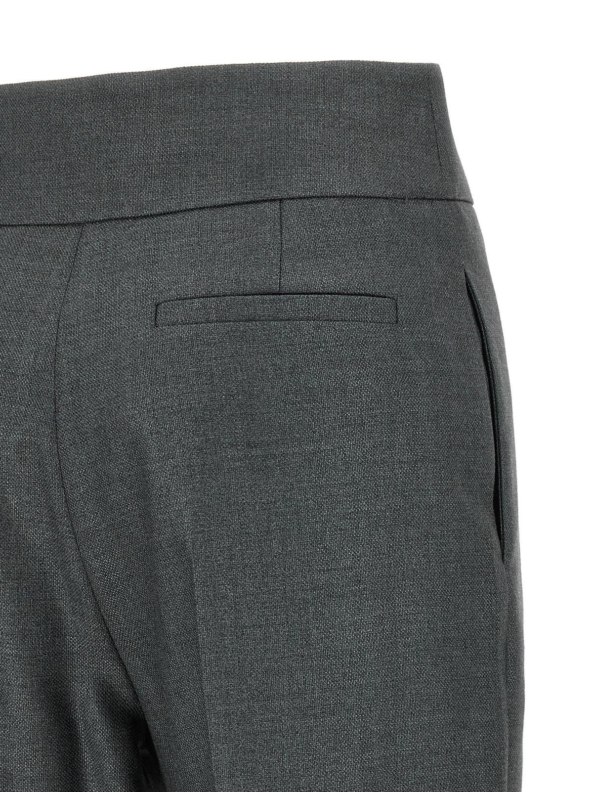 Pantaloni Valentino Garavani grigi in pura lana vergine