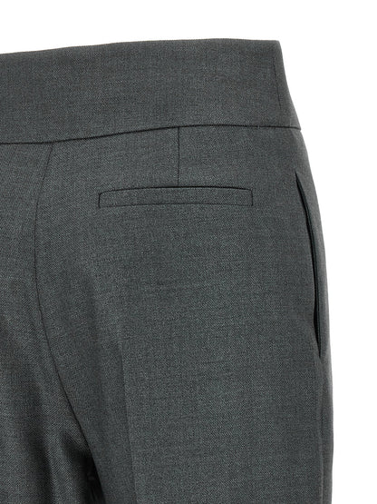 Pantaloni Valentino Garavani grigi in pura lana vergine