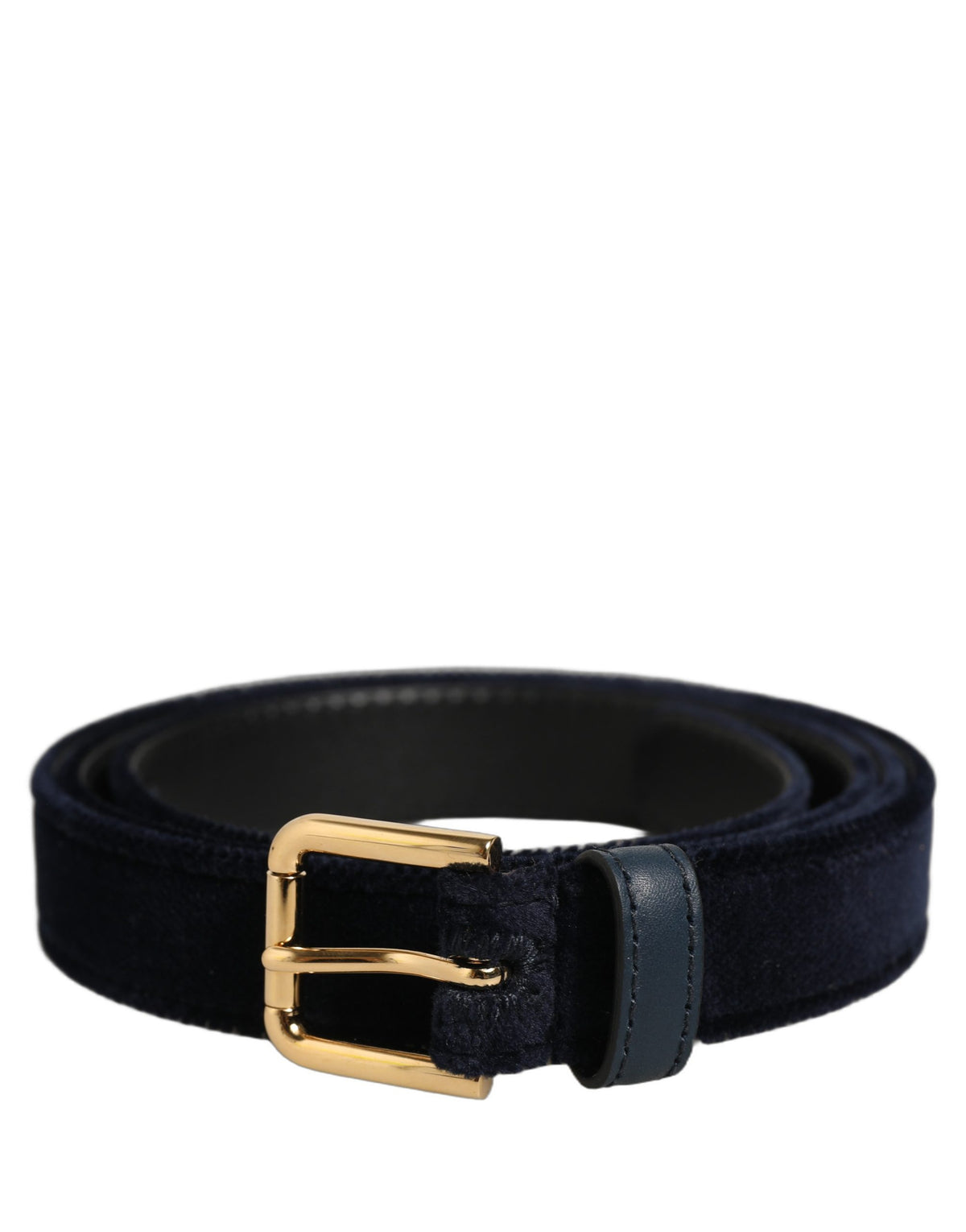Dolce & Gabbana Cintura Blu Scuro in Velluto