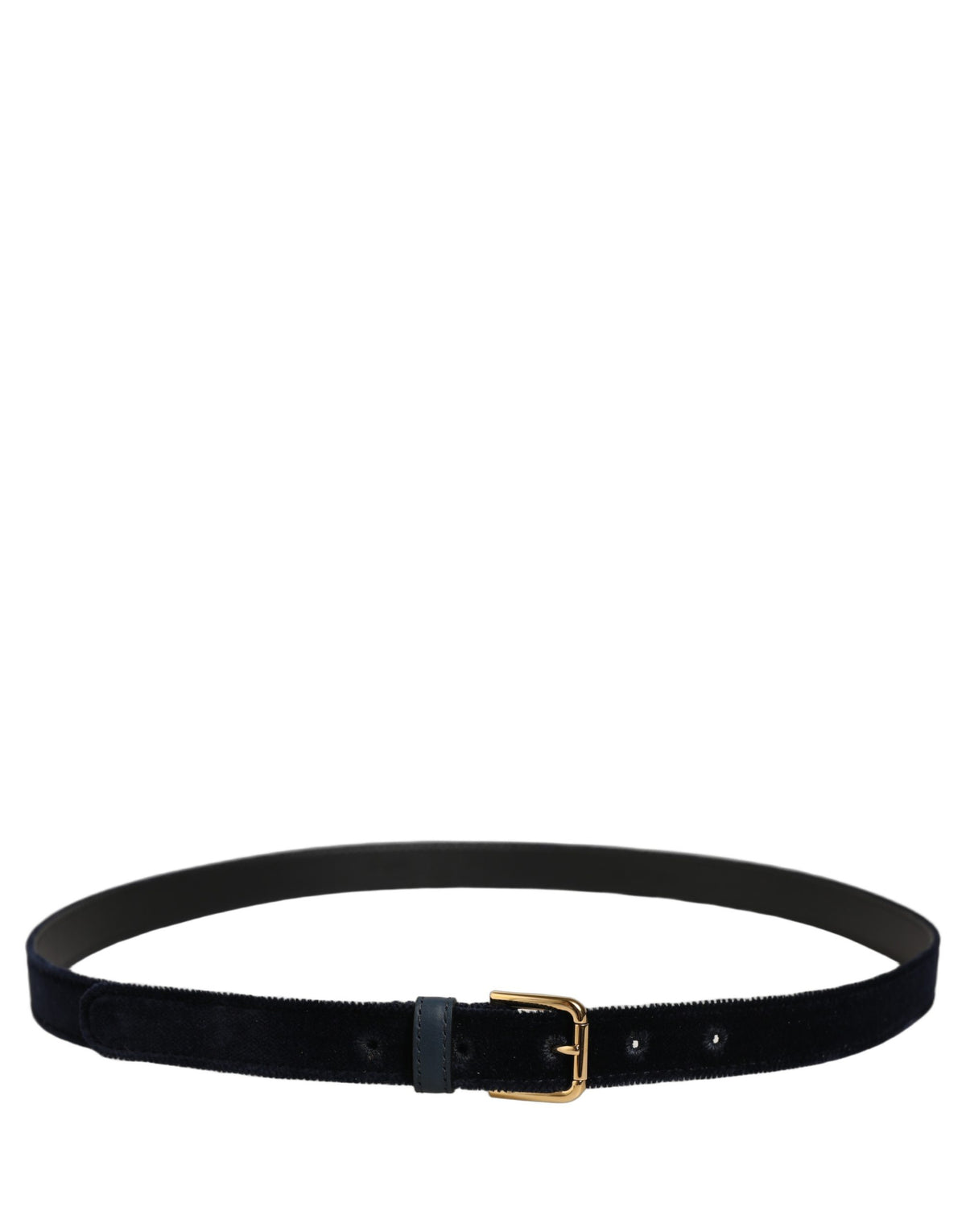 Dolce & Gabbana Cintura Blu Scuro in Velluto