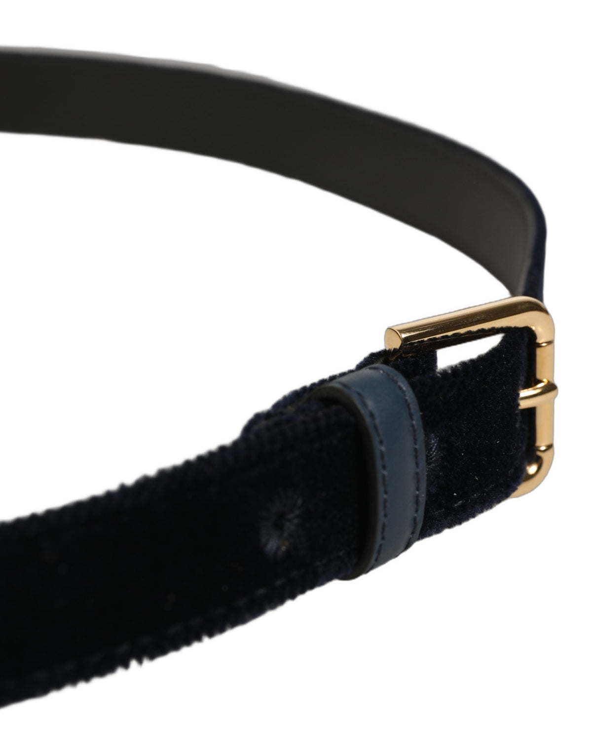 Dolce & Gabbana Cintura Blu Scuro in Velluto