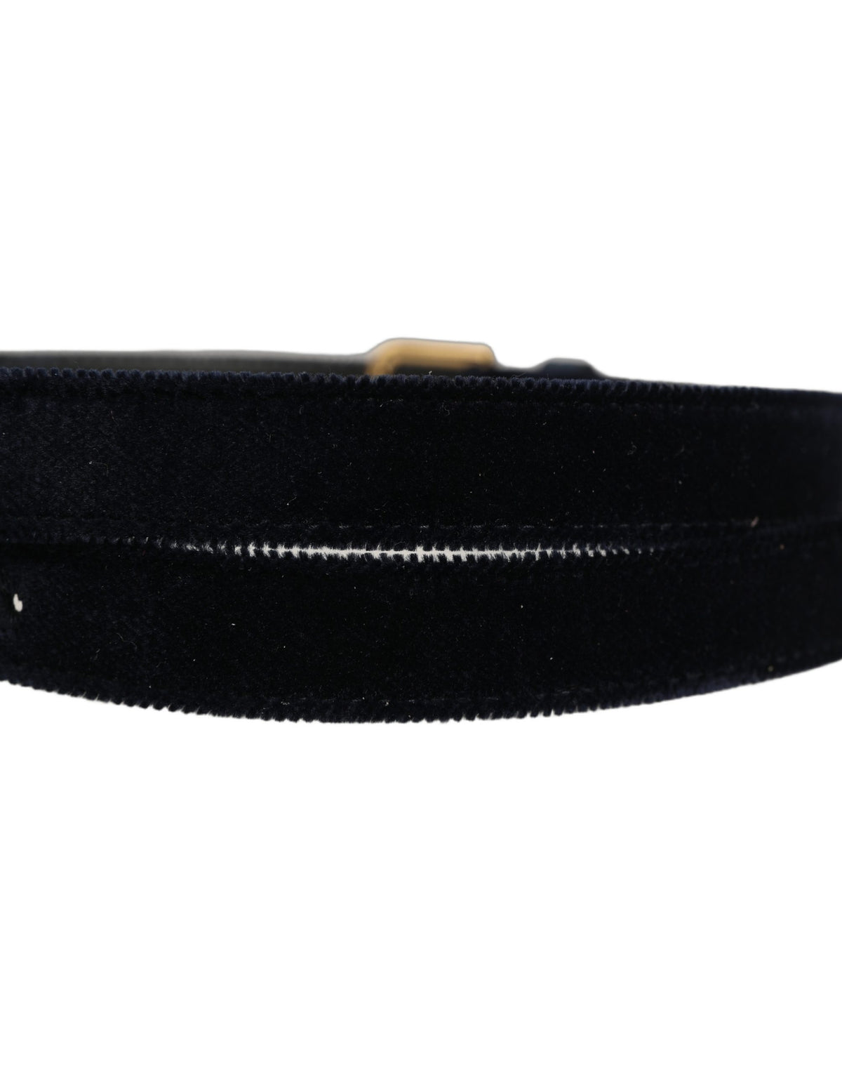 Dolce & Gabbana Cintura Blu Scuro in Velluto