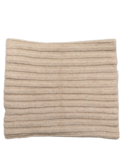 Dolce & Gabbana Scaldacollo Beige Chiaro a Coste