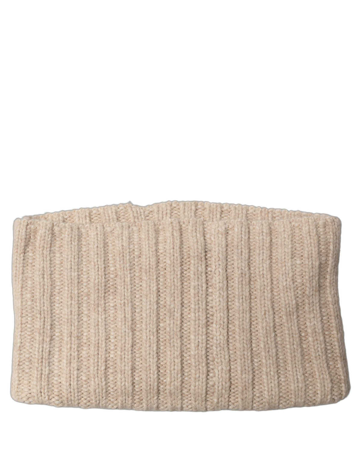 Dolce & Gabbana Scaldacollo Beige Chiaro a Coste