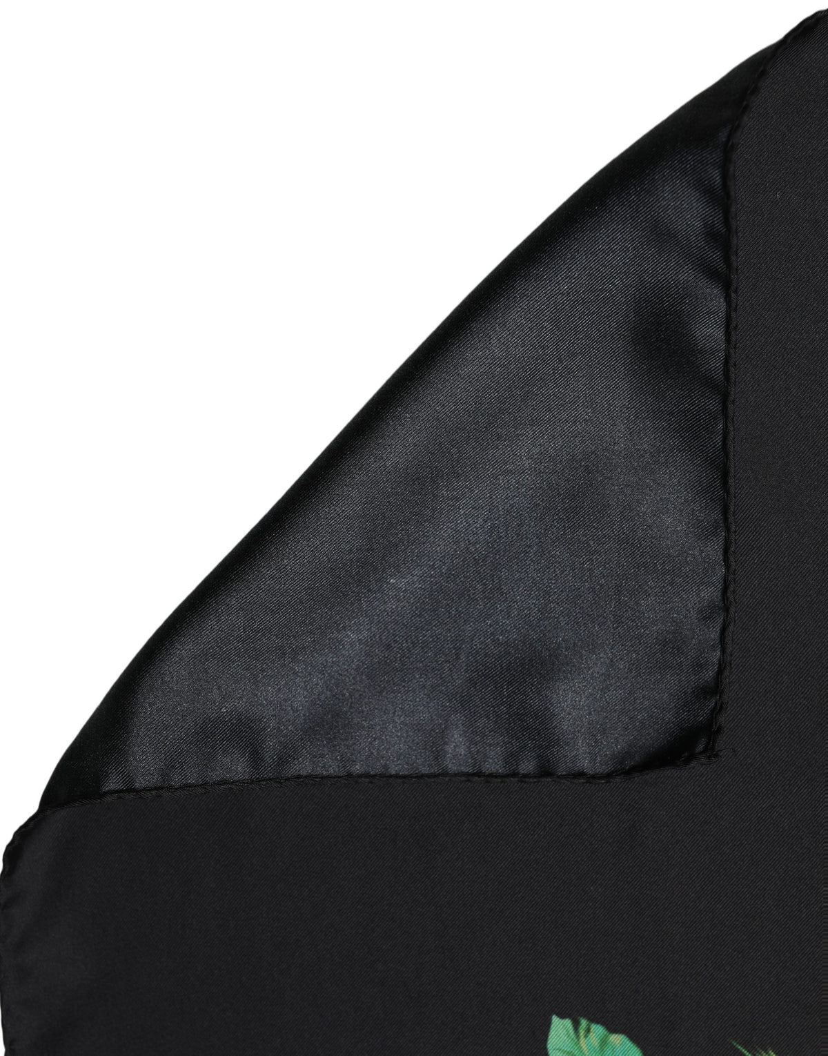 Dolce & Gabbana Foulard Nero Tropical Sunset in Seta