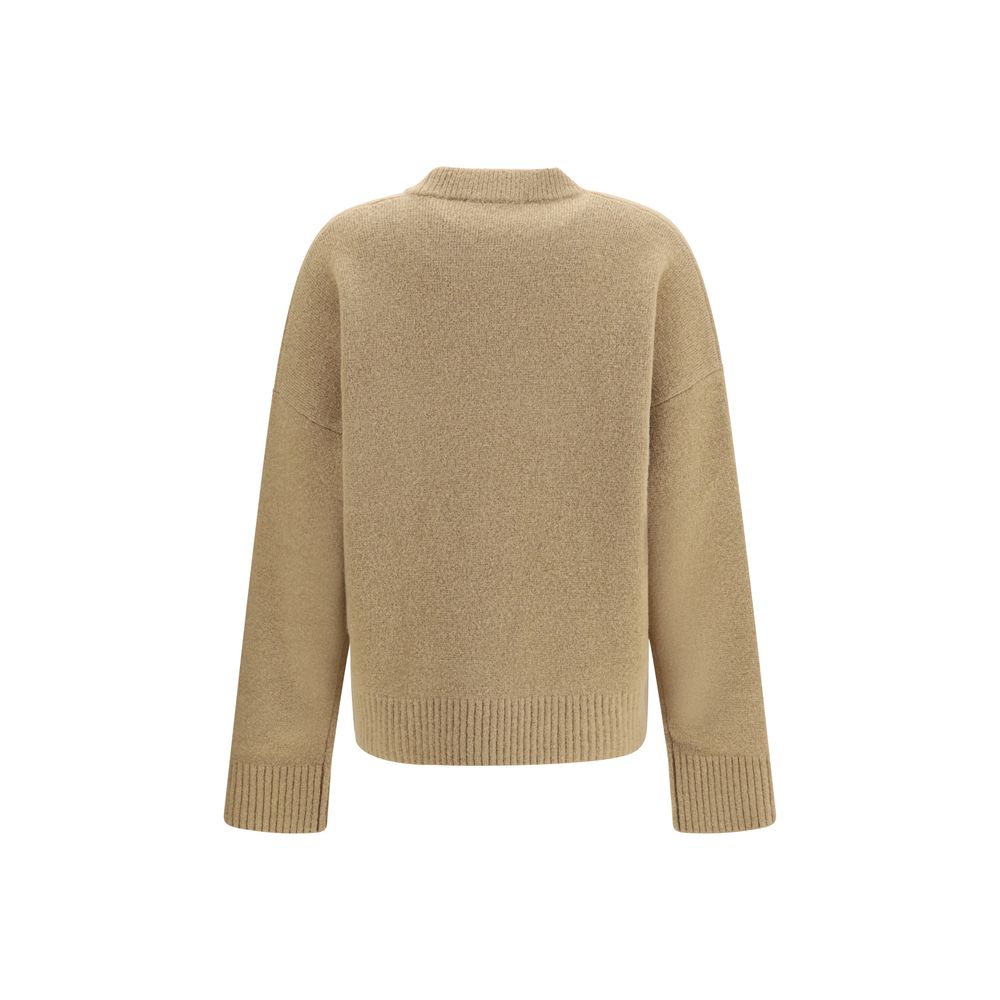 Ami Paris Beige Alpaca Sweatshirt