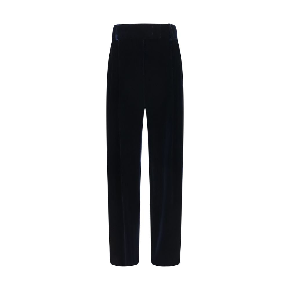 Giorgio Armani Blaue Freizeithose aus Viskose