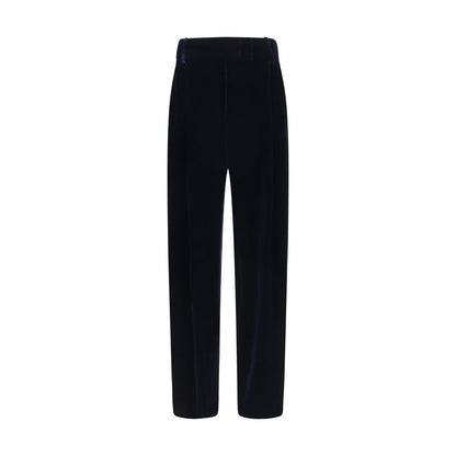 Giorgio Armani Blaue Freizeithose aus Viskose