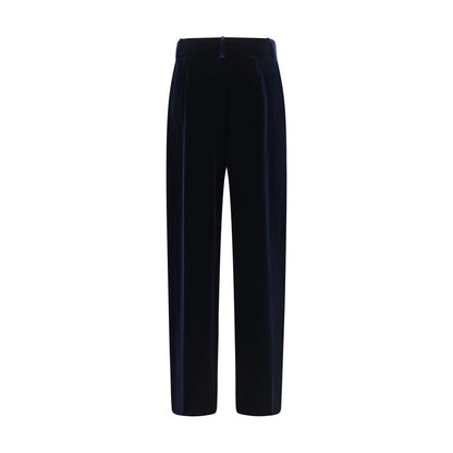 Giorgio Armani Blaue Freizeithose aus Viskose