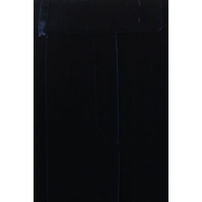 Giorgio Armani Blaue Freizeithose aus Viskose