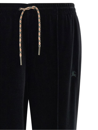 Burberry Black Cotton-Track Pants (Track Pants)