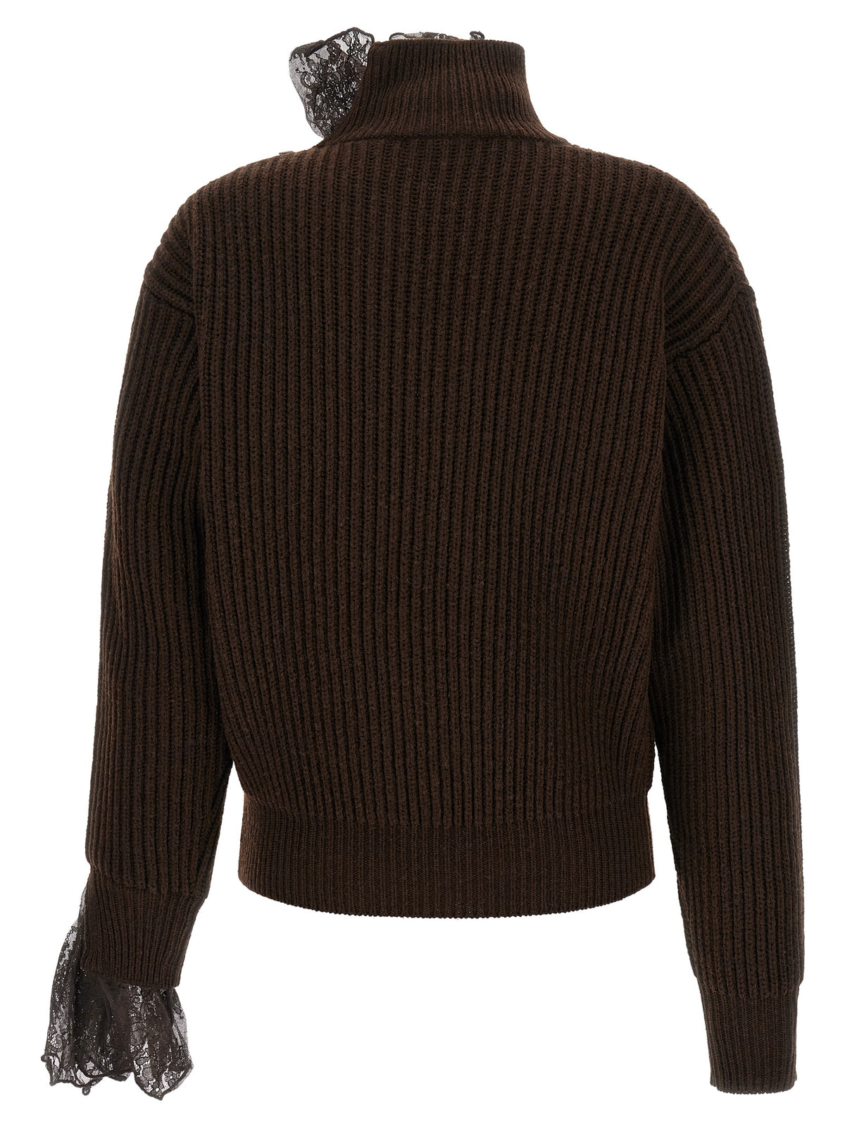 Giuseppe Di Morabito Brownr Cardigan in Pure Virgin Wool