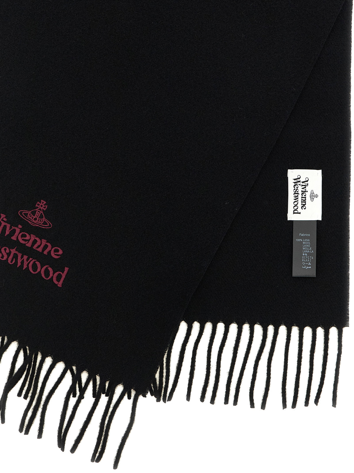 Vivienne Westwood Blackr Wool-Foulard