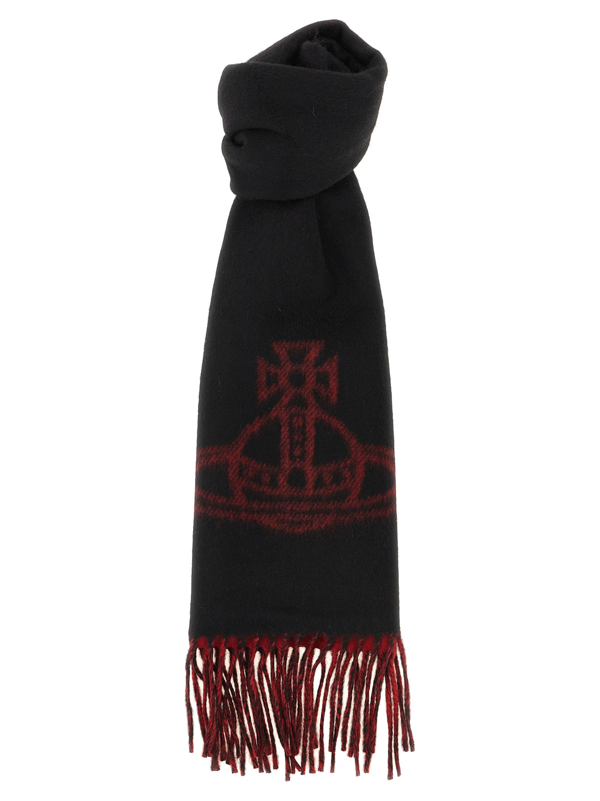 Vivienne Westwood Schwarzer Woll-Foulard