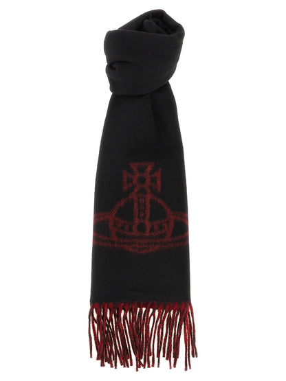 Vivienne Westwood Schwarzer Woll-Foulard