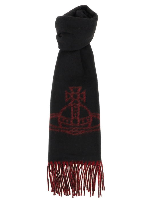 Vivienne Westwood Schwarzer Woll-Foulard