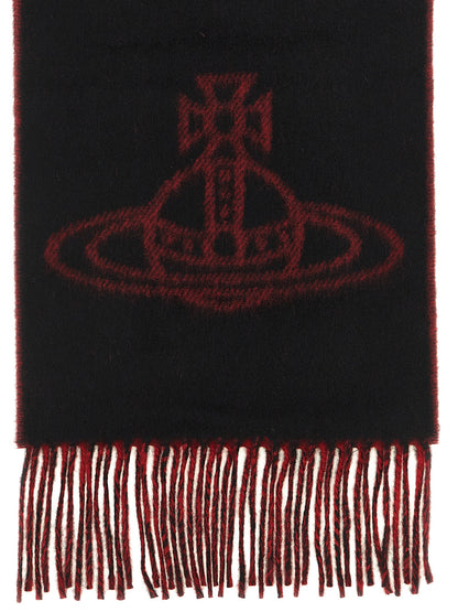Vivienne Westwood Schwarzer Woll-Foulard