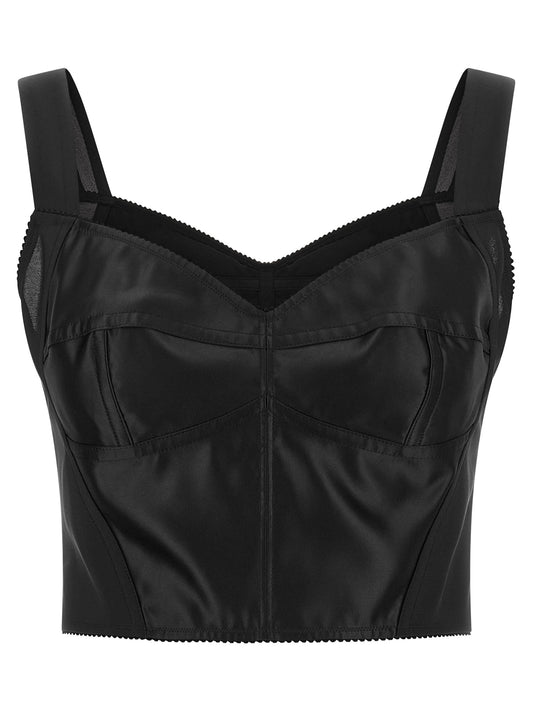 Dolce & Gabbana canotta nero in poliammide