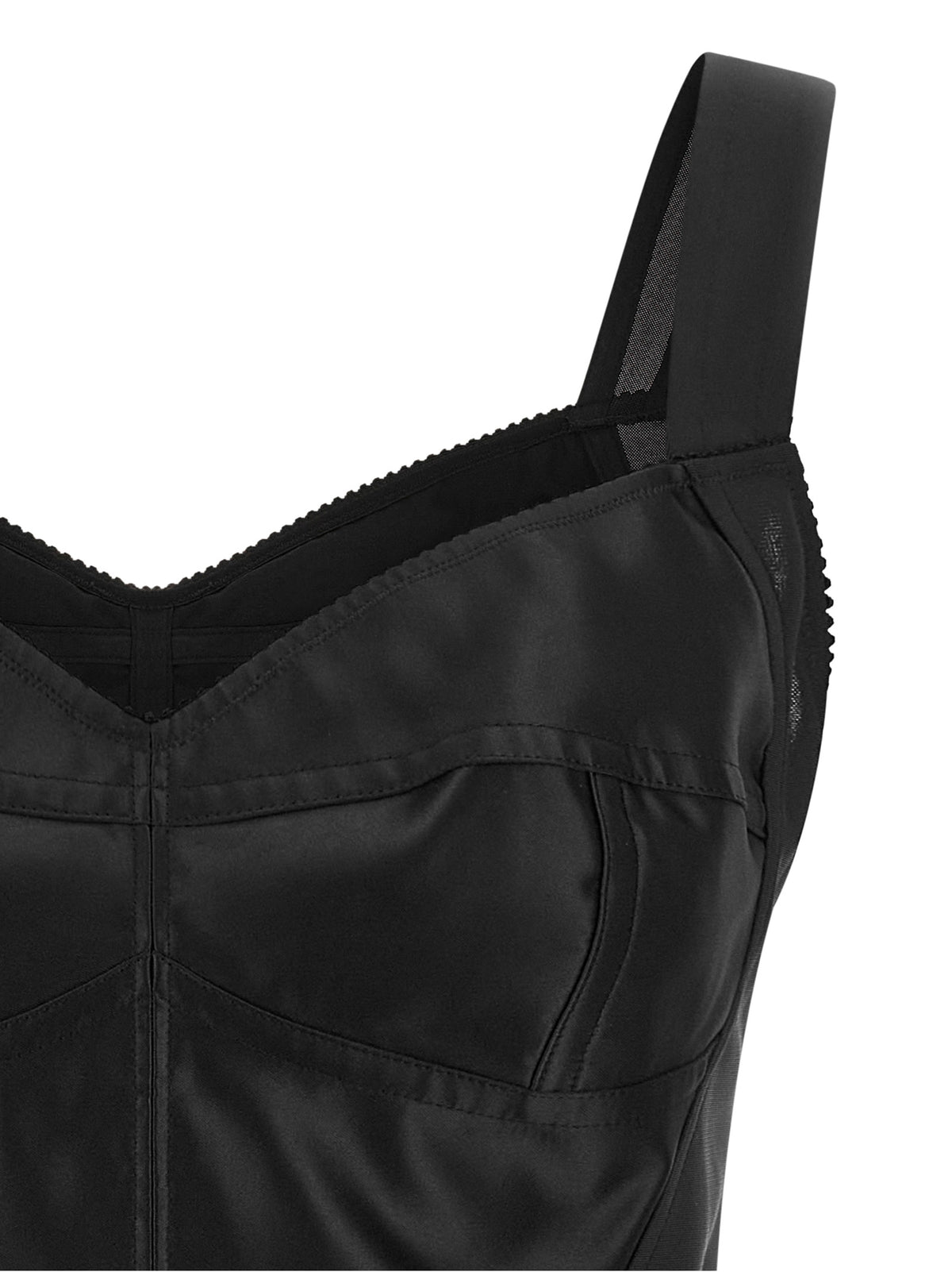 Dolce & Gabbana Schwarze Polyamid-Tanktops