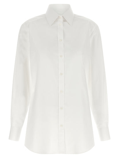 Dolce & Gabbana Weiße Baumwollbluse