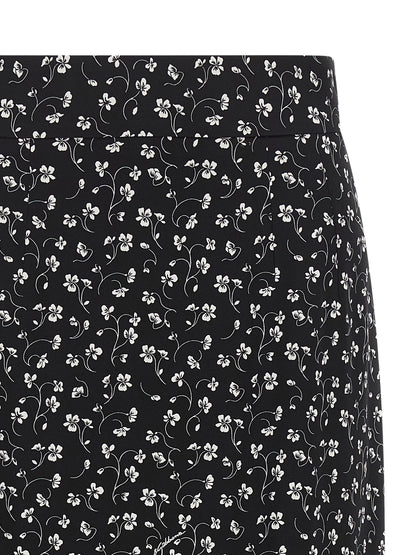 Dolce & Gabbana Zweifarbiger Seiden-Midirock