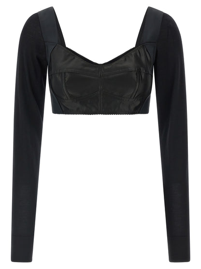 Dolce & Gabbana canotta nero in poliestere