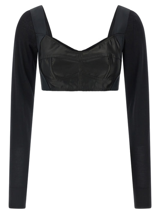 Dolce & Gabbana canotta nero in poliestere