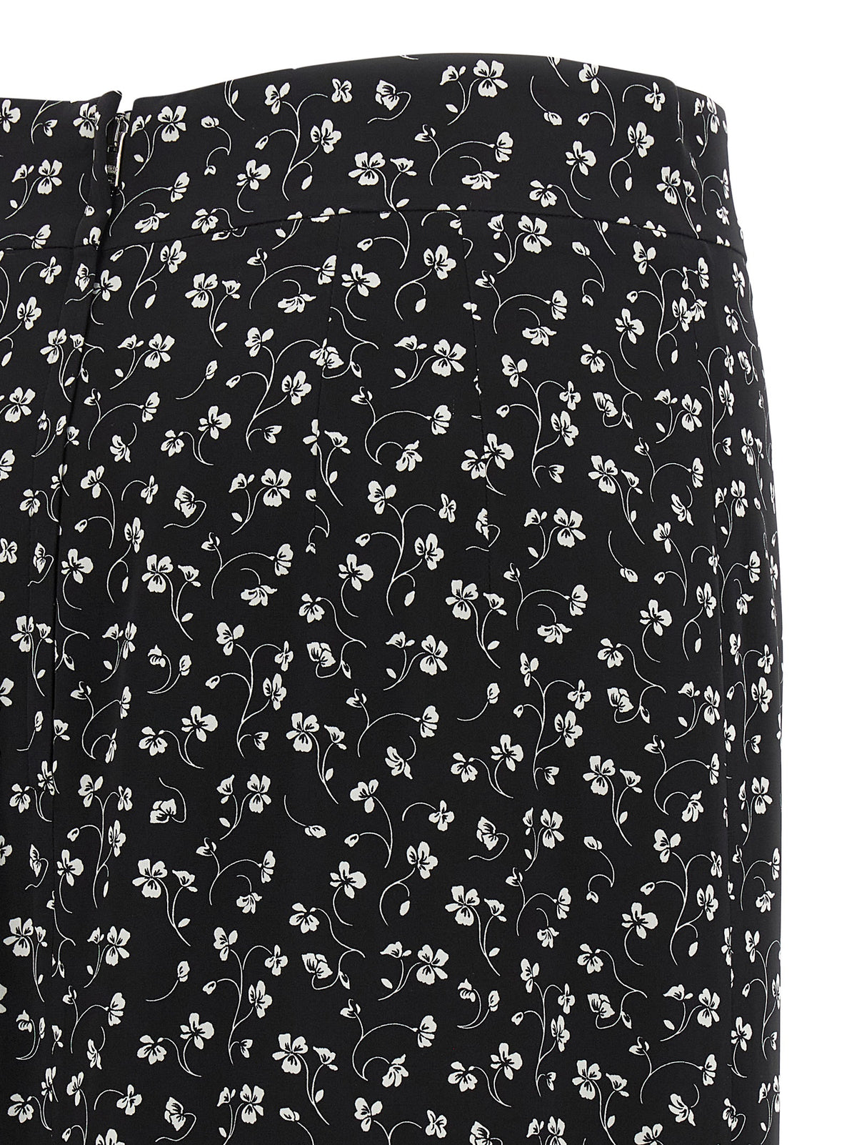Dolce & Gabbana Zweifarbiger Seiden-Midirock