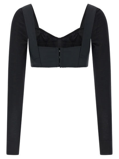 Dolce & Gabbana canotta nero in poliestere
