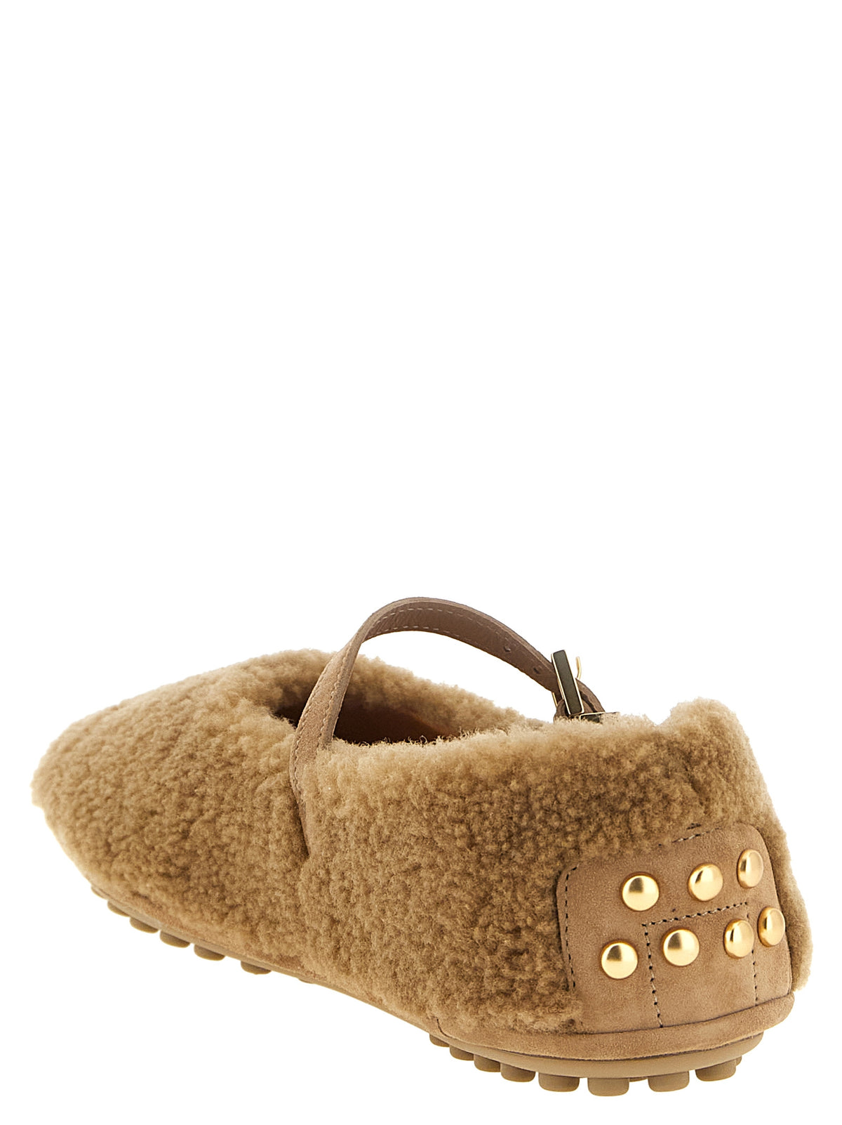 Tod's ballerine beige in pelle di agnello