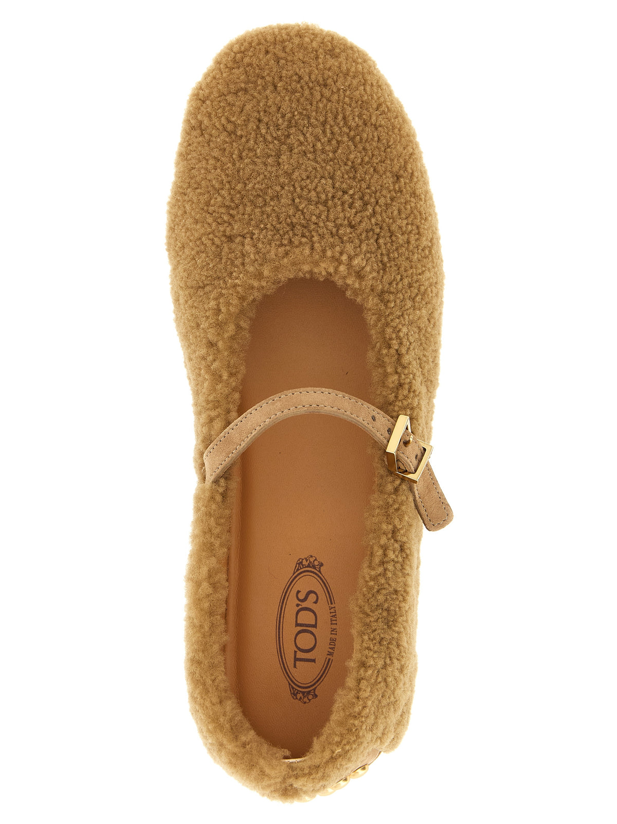 Tod's ballerine beige in pelle di agnello