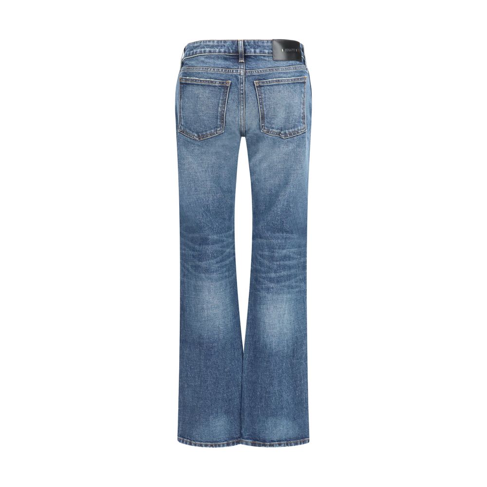 Khaite jeans Bootcut blu in cotone