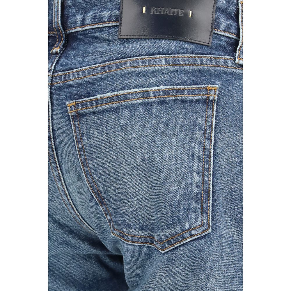 Khaite jeans Bootcut blu in cotone