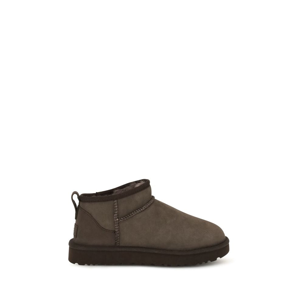 UGG Classic Ultra Mini Braune Wildleder-Boots