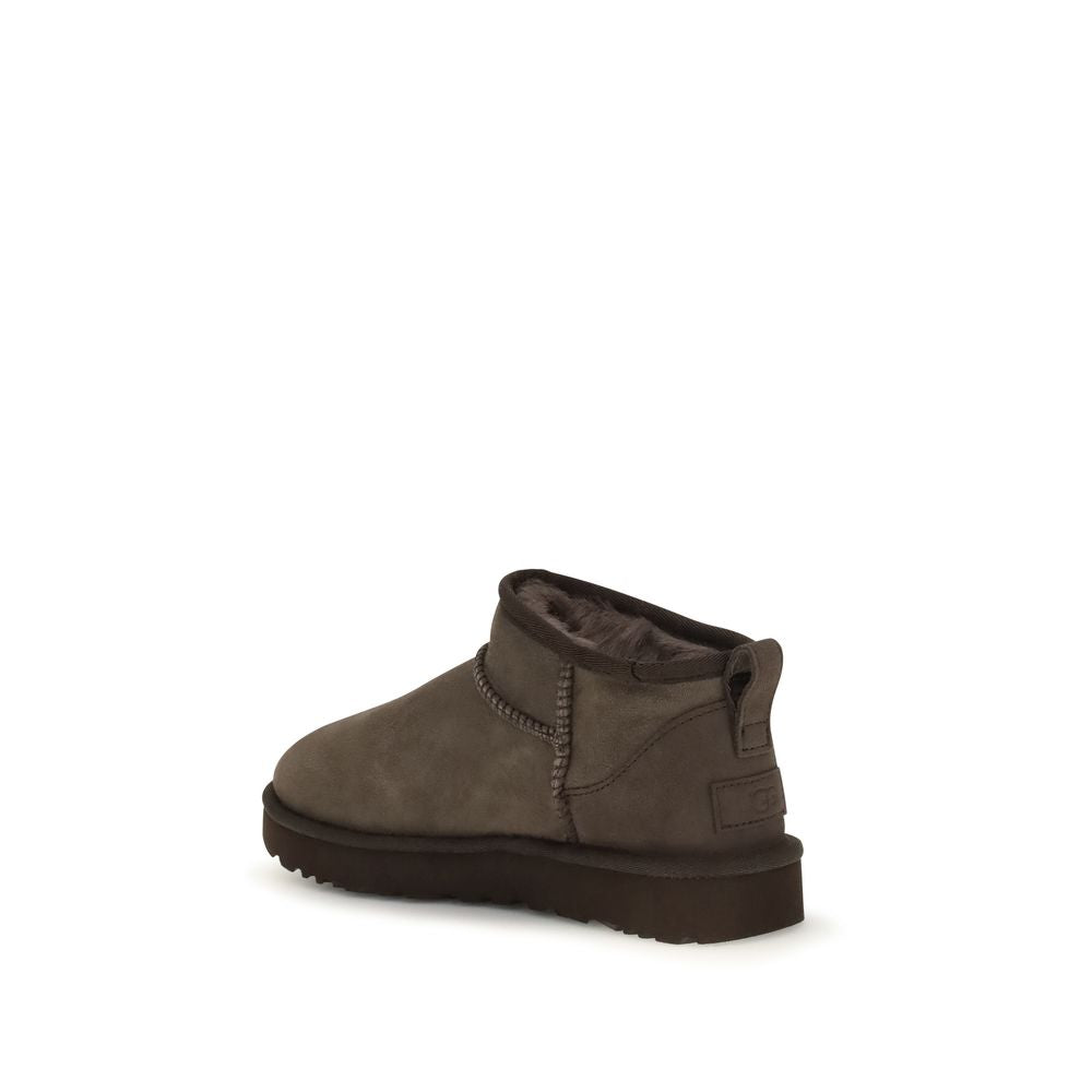 UGG Classic Ultra Mini Braune Wildleder-Boots