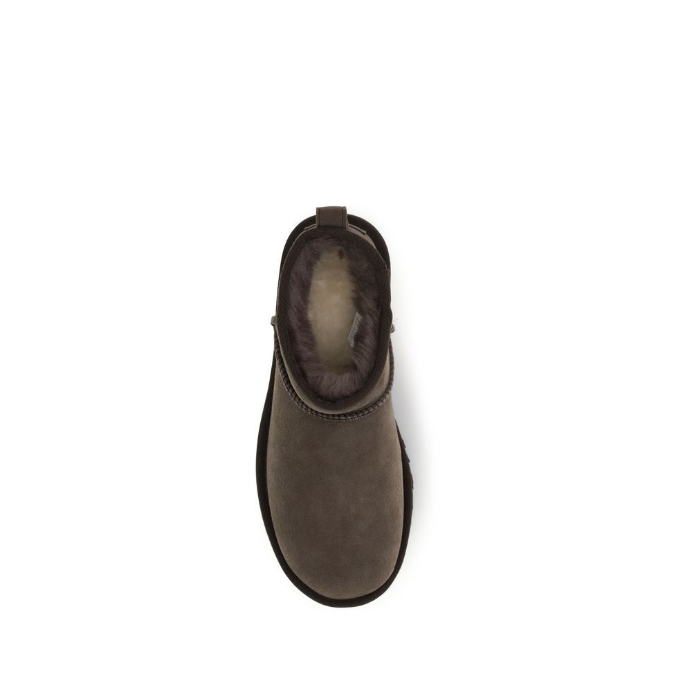 UGG Classic Ultra Mini Braune Wildleder-Boots