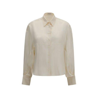 Brunello Cucinelli Beiges Silknhemd