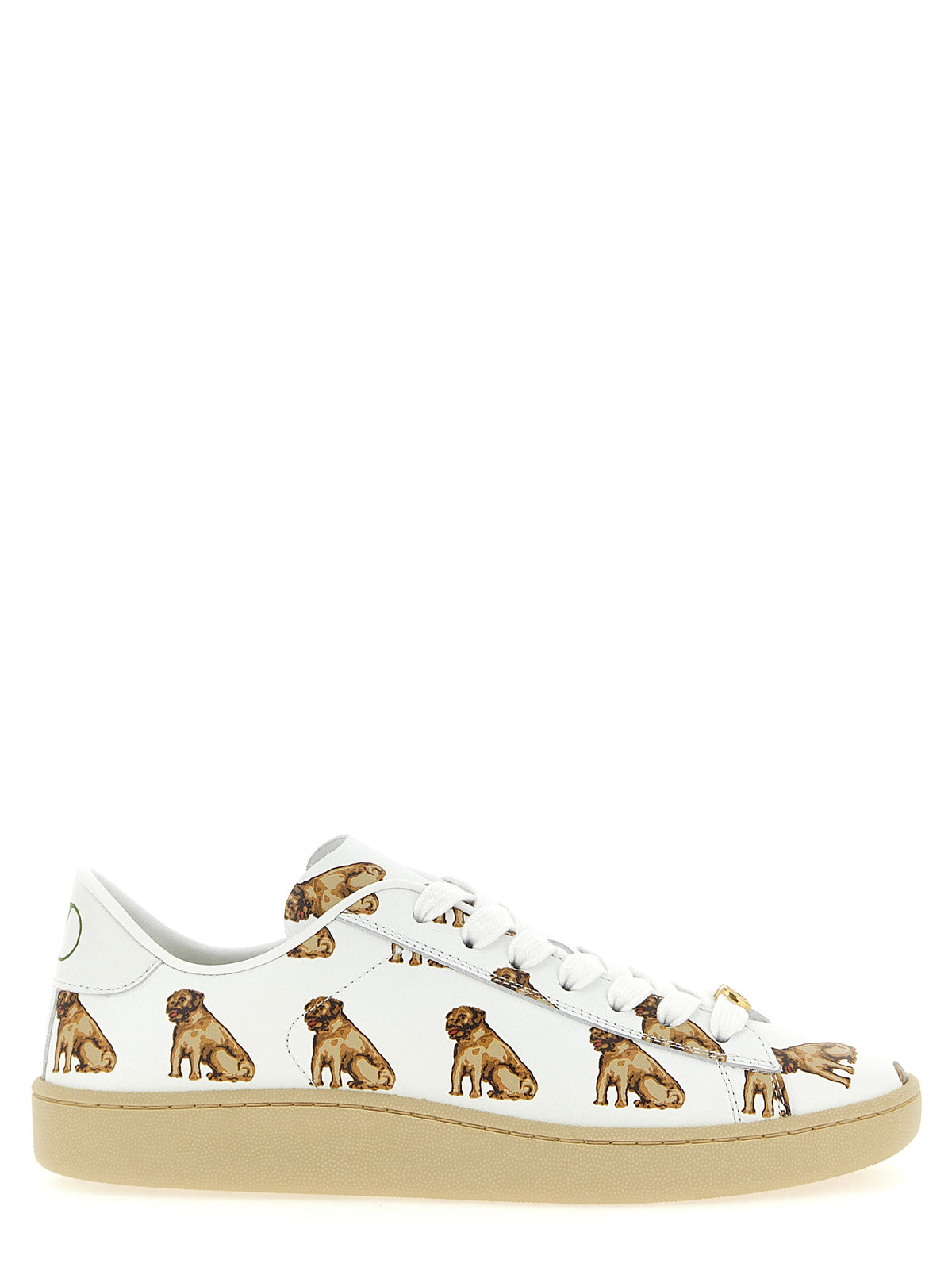 Valentino Garavani Low Top White Calf Leather Sneakers