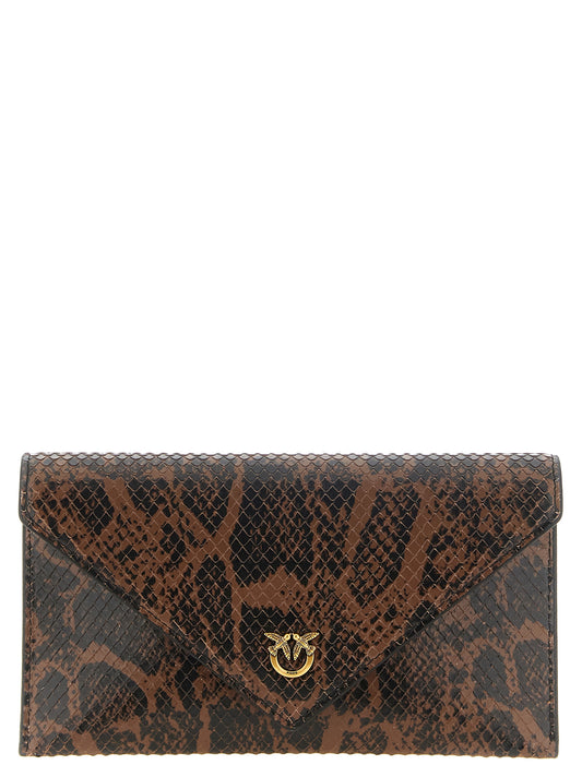 PINKO Braune Kalbsleder-Clutch – Produktansicht 1 | Arca Lucia