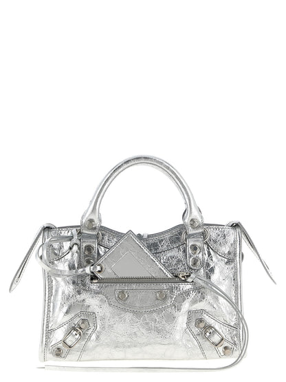Balenciaga silbernem Lamb Leather Handbag