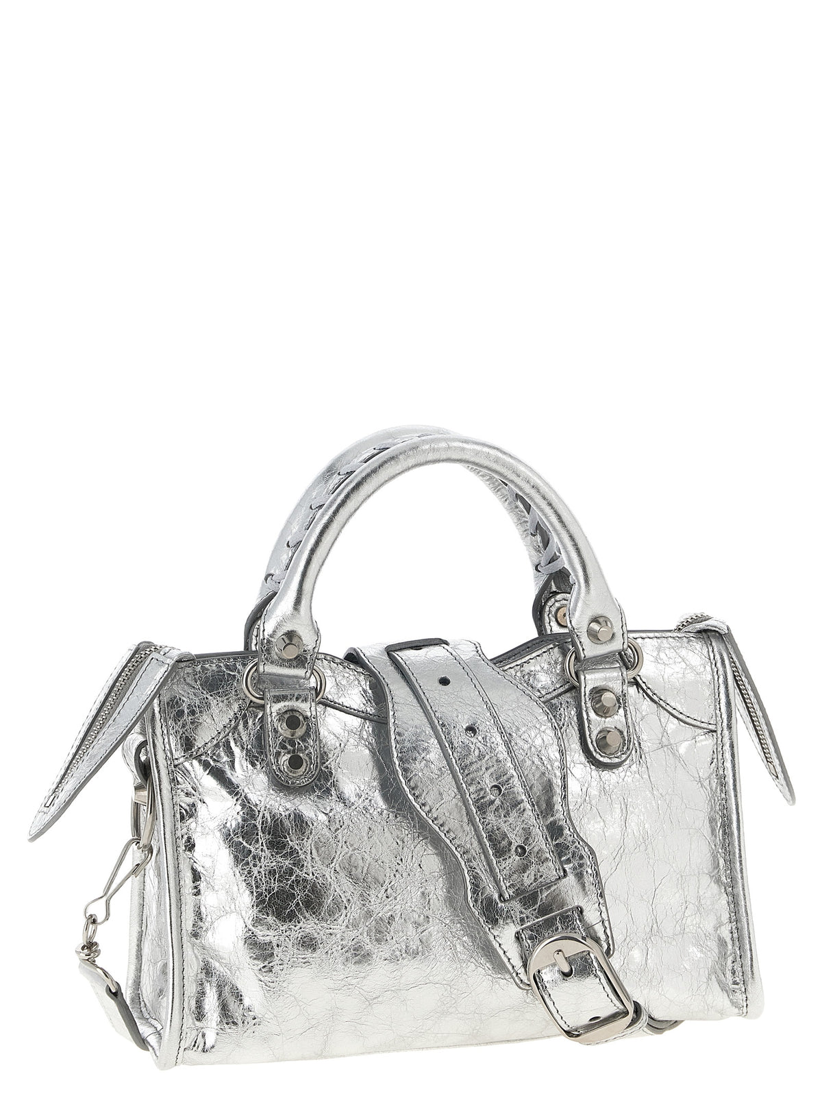 Balenciaga silbernem Lamb Leather Handbag