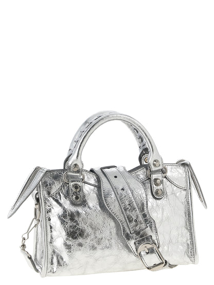 Balenciaga silbernem Lamb Leather Handbag