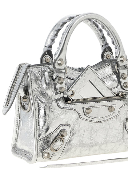 Balenciaga silbernem Lamb Leather Handbag